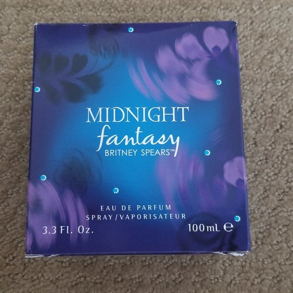 **NIB** Britney Spears Midnight Fantasy Eau De Parfum 3.3 fl oz/100ml - Picture 2 of 3